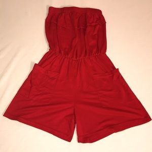 Red romper